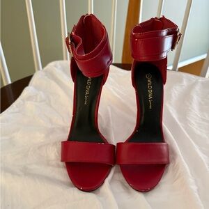 Wild Diva Bold Red Heels